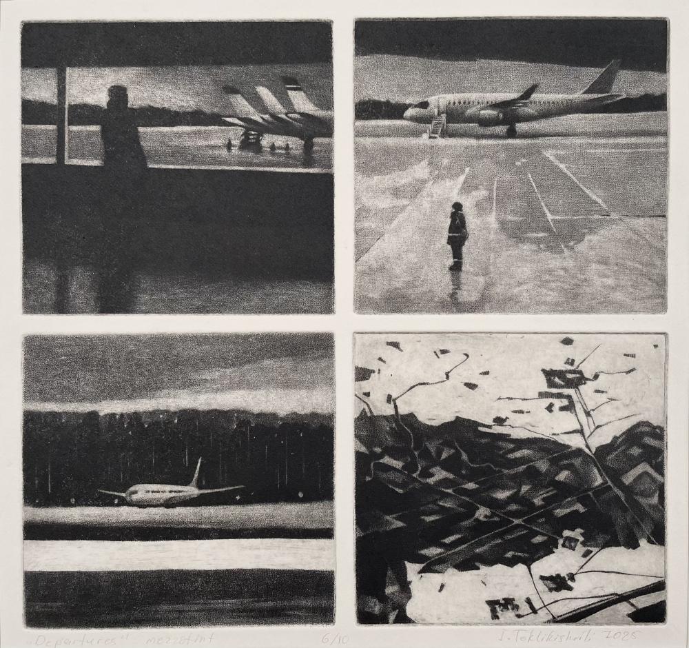 Departures (mezzotint)