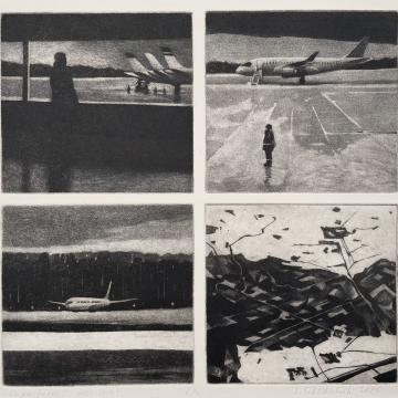 Departures (mezzotint)